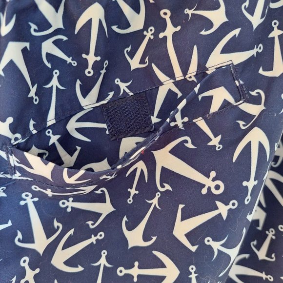 BOCA Classics Men's  Lined  Swim Shorts/Trunks Size (L),  Anchor Print - Picture 2 of 9